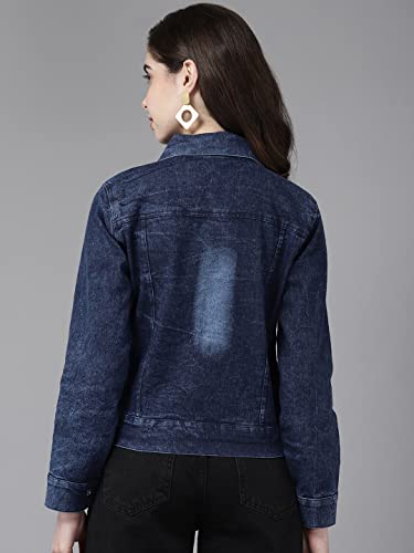Image of Aarika Women's Denim Regular A-Line Coat