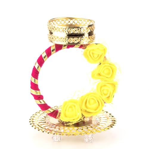 Handicraft Storeroom Decorative Diya with Tealight Holder for Comming All Festive Seasons.