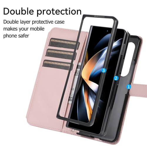 Protège-téléphone portefeuille Z Fold 4 pour ne plus perdre ses cartes - 5
