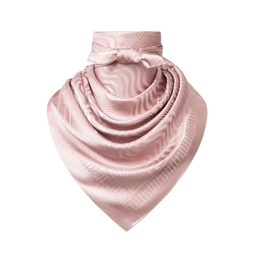 Image of 35 inch Men's Large Square Jacquard Scarf - Cowboy Wild Rugged Style, With Gift Packed