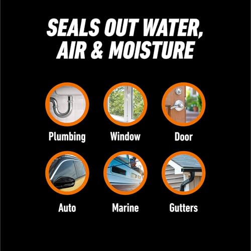 Gorilla Ultimate Sealant Window & Door Caulk, 9 oz Cartridge, White - image 5