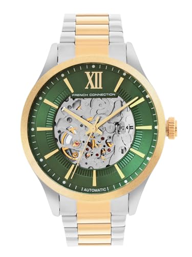 Image of French Connection Automatic Green Dial Men's Watch-FCA10TM