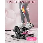 Steppers for Exercise at Home, KitGody Mini Stepper with Resistance Bands, Portable Stair Stepper for Home 330LBS Capacity, Adjustable Height Fitness Stepper Machine - Image 4