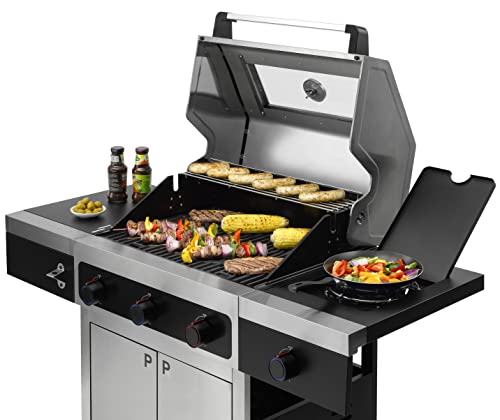 tepro Gasgrill Keansburg 3 Special Edition, Grillfläche: ca. 61 x 43 cm Silber