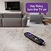 Roku Voice Remote Pro | Rechargeable TV Remote Control with Hands-free Voice Controls, Headphone Mode & Lost Remote Finder - Replacement Remote Compatible with Roku TV, Roku Players, & Roku Audio