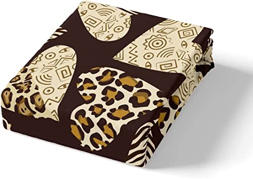 Zebra Leopard Print Duvet Cover King Size Soft Comfy Microfiber Love 3D Printed Bedding Sets Comforter Cover Animal Quilt Cover 104X90 Inches + 2 Pillow Shams With Zipper #TOP3
