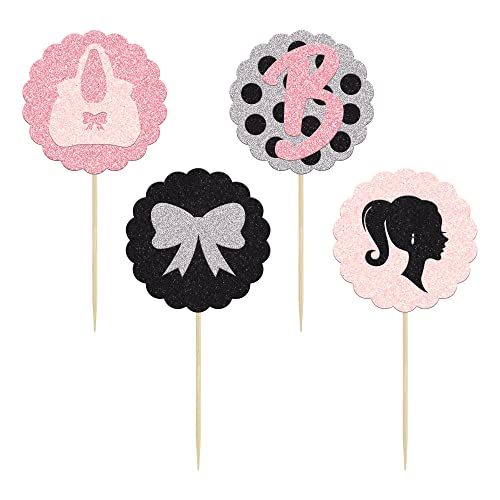 Gyufise, 24 decorazioni per cupcake per ragazza