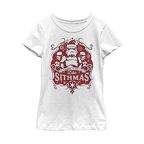 Fifth Sun Star Wars Trooper Claus Girls Short Sleeve Tee Shirt