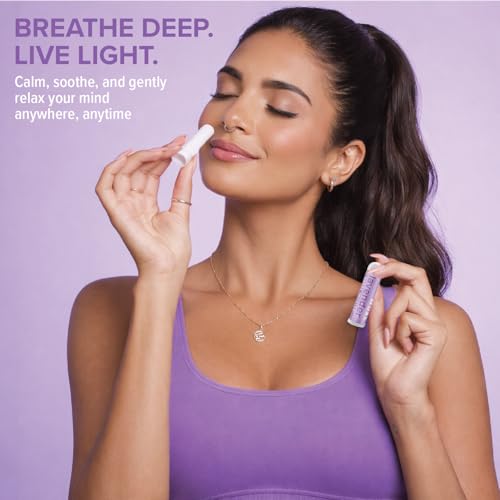 Image of MOXĒ Lavender Essential Oil Nasal Inhaler Stick, for Daily Relaxation, 3PK