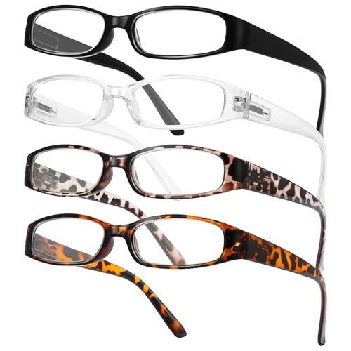 Image of Gaoye 4-Pack Readers for Women, Blue Light Blocking Reading Glasses, Stylish Reading Glasses for Women in 4 Patterns