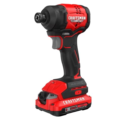 Image of CRAFTSMAN V20 BRUSHLESS RP Compact Impact Driver Kit (CMCF811D1)