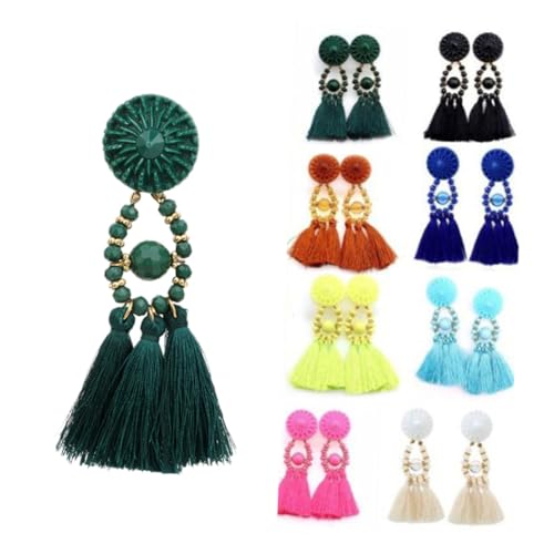Boucles d'oreilles de Bohême légères pour éviter les douleurs aux lobes d'oreilles