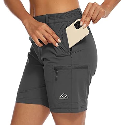 donhobo Women's Quick Dry Hiking Shorts Cover