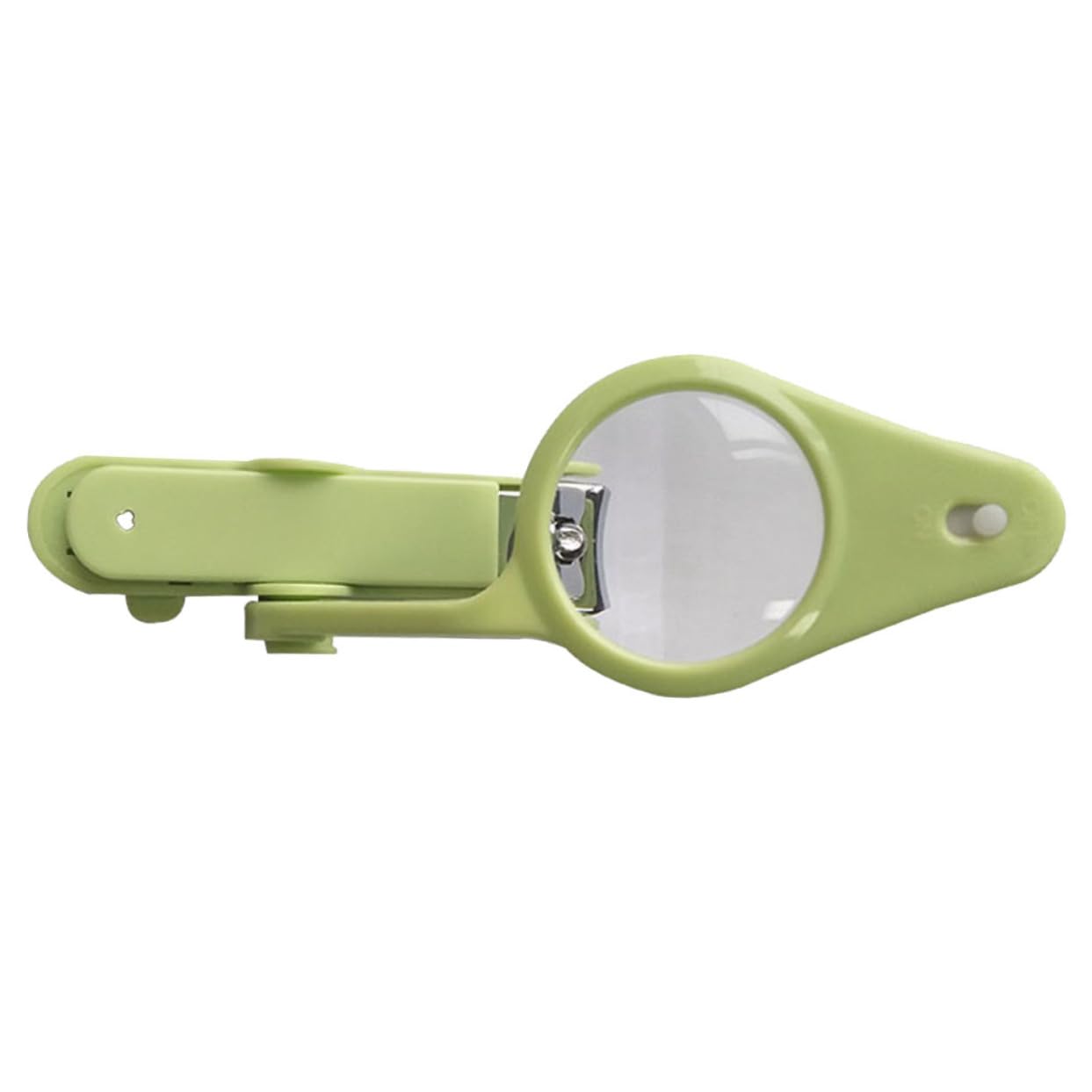 Toddmomy Portable Nail Clippers with Magnifying and Nail Trimmer for Newborns Essential Care Tool for Easy and Precise Nail Care Green