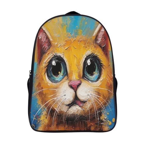 Sac de dessin animé imprimé 3D Style-9 : cartable d'étudiant aux couleurs vives