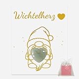 Snyvpra Weihnachten Wichtel Zubehör Set, Weihnachtself Grün Glückssteine Und Karten, Glückssteine Für Kinder, Geeignet Für Geburtstag, Weihnachten, Jubiläum, Neues Jahr Oder Mehr