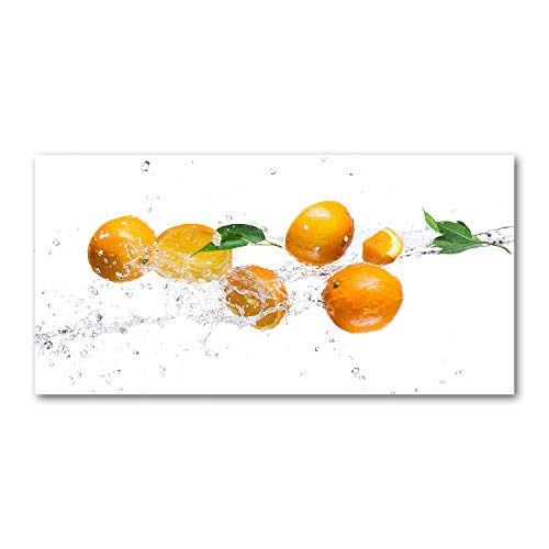Splashback guard Tulup fond de hotte en verre trempé de 100x50cm jaune