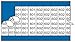 Thomas & Betts WC67-99S Wire Marker Cards, Vinyl Cloth, Legend 67-99 (Pack of 25)