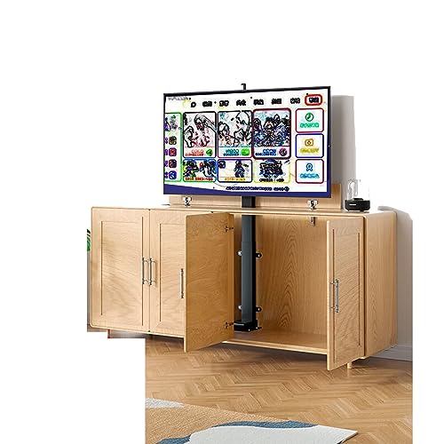 MOERGO Ascenseur Motorisé pour Téléviseur 26-75 Pouces - Support TV avec Télécommande et Réglage de la Mémoire - Peut Être Caché dans Une Armoire