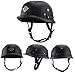 Produktbild Luckyin Motorradhelm DOT ECE geprüft Motorradhelme Cruise Vintage Retro Stahlhelm Jethelm Half Harley Helm Handmade Braincap,XL