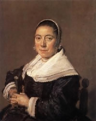 Impression toile portrait de femme assise Frans Hals graffiti chambre