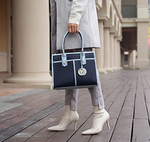 Bolso tipo Satchel MKF Collection para mujer, bolso cruzado y de mano con asas superiores, de Mia K miniatura 3