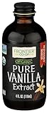 Frontier Co-op Organic Pure Vanilla Extract, 4 fl oz - For Coffee, Syrups, and Baking