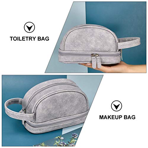 Lurrose Wet Dry Maquiagem Sacos de Dupla Camada Saco de Lavagem de Viagem Bolsa De Armazenamento Org