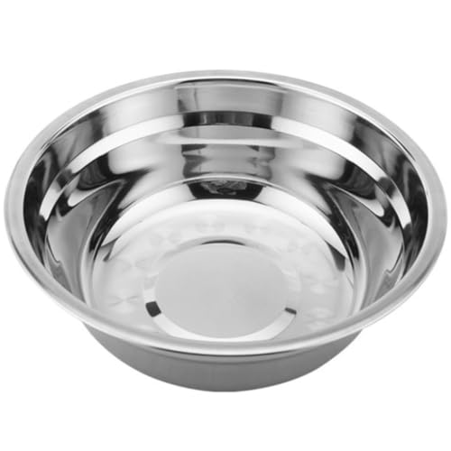 LooKtheChange Bol Conico 38cm - Barreño Grande Multiusos, Cuenco para Comida, Ensaladera, Recipiente para Alimentos, Acero Inoxidable (38)