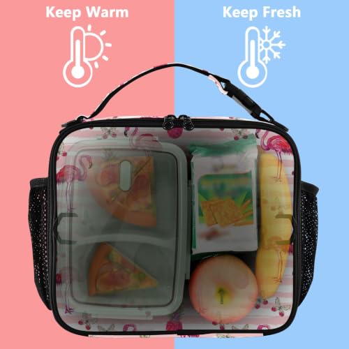 Bolsas de almuerzo aisladas térmicas con correa ajustable y resistente al agua 5