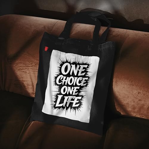 Image of ZORI Black Tote Bag With Pocket Printed Designed Canvas Tote Bags For Women large capacity,Tote bag For Shopping, College, Travel, More Canvas Handbag For Unisex Bag