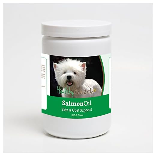 Healthy Breeds West Highland White Terrier Salmon Oil Soft Chews 120 Count