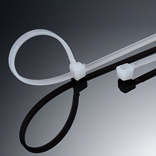 NewMainOne Self Locking Nylon Cable Zip Ties,4 6 8 10 12 Inches,Width 0.16inch,500Pcs HeavyDuty Wire Tie Wraps for Home,Office,Garden,Garage,Workshop (White) by NewMainOne - Used condition - Image 5