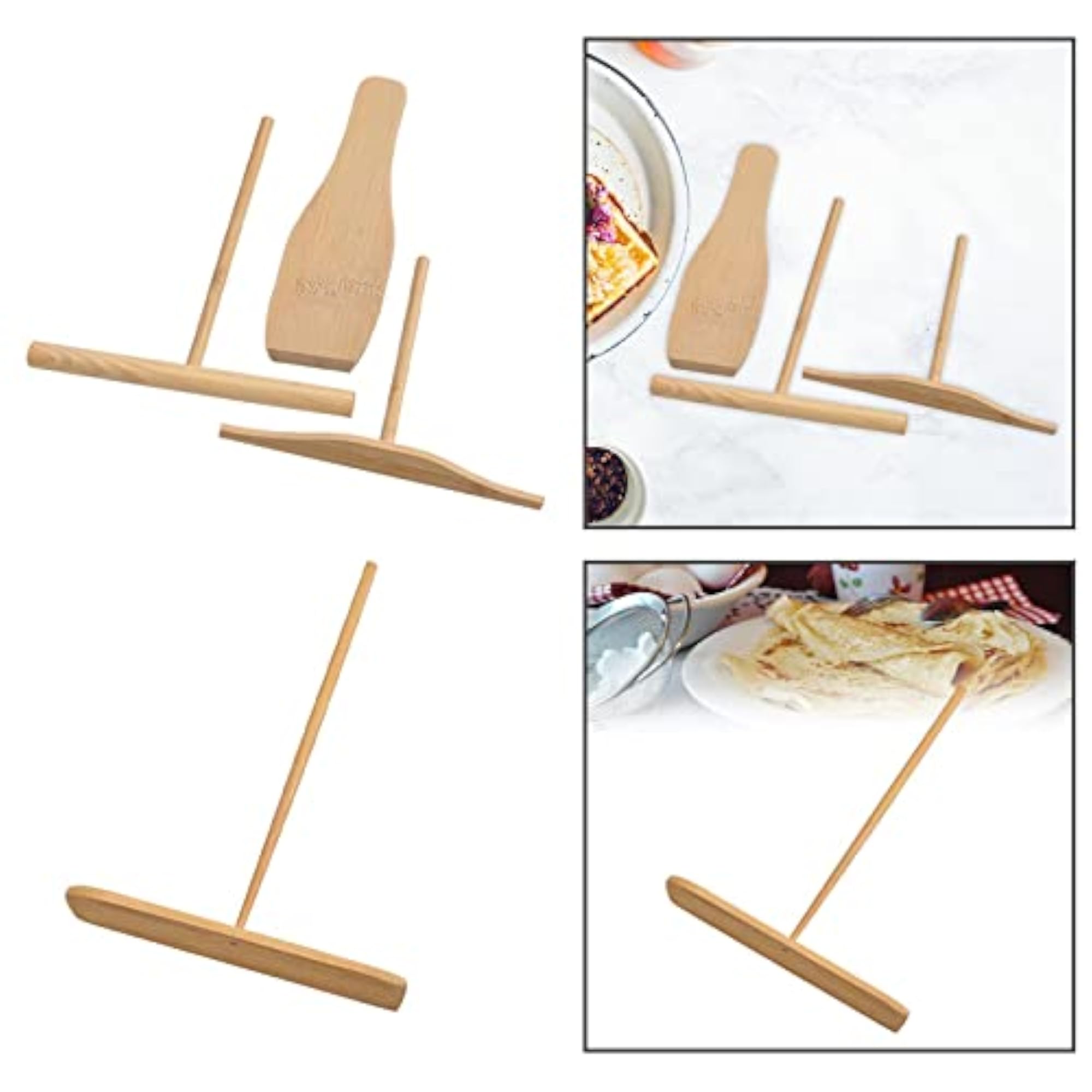 Pancake Fruit Rake Tool for Non-Stick Egg Pie Scraping