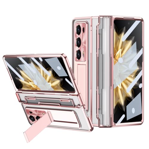 Coque Honor Magic V2 galvanisée rose un design premium haute résistance