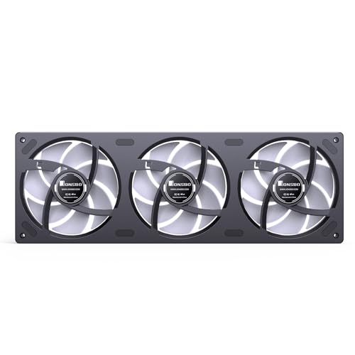 JONSBO ZB-360B PC Case Fan, Silent Computer Fan with Axis & 4