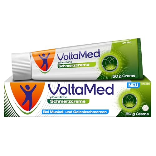 VoltaMed pflanzliche Schmerzcreme aus der Voltaren Familie bei Gelenk- und Muskelschmerzen Rückenschmerzen Nackenschmerzen wirkt schmerzlindernd entzündungshemmend durchblutungsfördernd 50 g