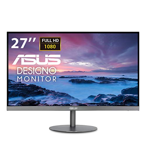 ASUS Designo MZ279HL 27” 1080P IPS Eye Care Height Adjustable Monitor with HDMI, Stereo 3W Speakers