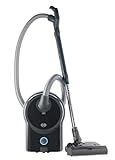 Sebo Airbelt D4 Black Premium Canister Vacuum Cleaner with ET-1 Powerhead and Bare Floor Brush w/ Free Shipping!