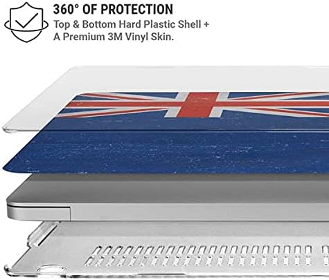Skinit Case + Skin Compatible with MacBook Pro 16in (2019-20) Originally Designed New Zealand Flag Distressed Design