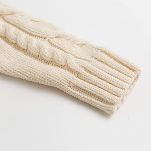 Curipeer Boy’s Girl’s Fall Cable Knit Cardigan Sweaters Button Up Solid Coat Winter Apricot 8-9Years #TOP4