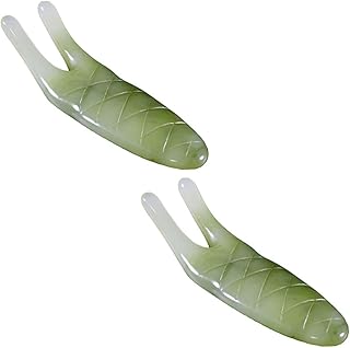 NOLITOY 2Pcs Raspagem Nasal Massageador Rolo De Massagem Massageador Facial Espátula Facial Placa De Raspagem De Beleza Massageador De Raspagem De Nariz Ferramenta De Massagem De Beleza