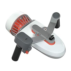 Sublue Whiteshark Tini Scooter sous-Marin avec Support de boîtier de Smartphone/Support de caméra, Scooter d’eau sous-Marin à hélice pour la plongée, la plongée en apnée et Les Aventures en mer