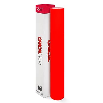 Oracal 6510 Fluor Unp 24in X10yd 039 Red