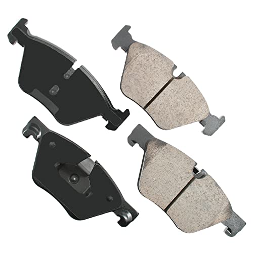 Akebono EUR1504 Euro Ultra Premium Ceramic Disc Brake Pad Kit, GREY