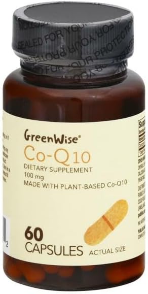 Green-Wise Co Q10 Vegetarian Supplement Capsules - 60 Tablets