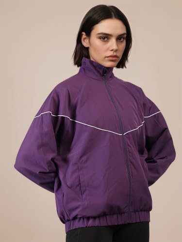 Image of CHKOKKO Sunscreen Jacket for Women Zipper Sports Jacket | UV Protection | Sun Protective | Lightweight Water Resistant | Riding Biker | Outdoor Travel Gym Running
