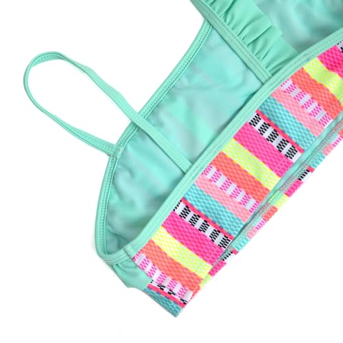 Image of Girl's 3 Piece Swimsuits Bikini Bathing Suit with Cover Up Shirt Beach Swimwear for 3-12 Years