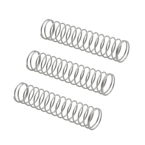 6PCS Tension Spring Stainless Steel Extension Spring Coil Instrument Reset Spring 8.8mm,37.9mm Free Length for Musical Instruments Projects