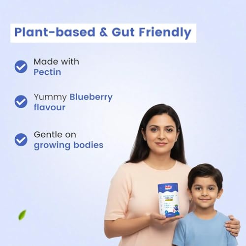 Image of BabyOrgano Nutriverse Eye Care Gummies for Kids (2-15 Years)- Sharper Vision and Healthy Eyes with Natural Ingredients - (Blueberry)